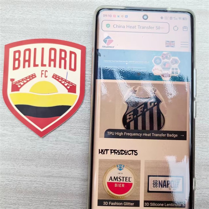 NFC Function 3D Silicone Heat Transfer Badges best